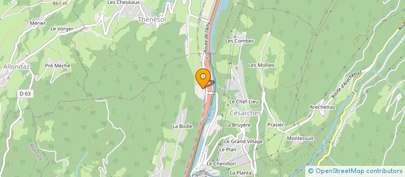 localisation de l'entreprise MDR SOLUTION  ALBERTVILLE