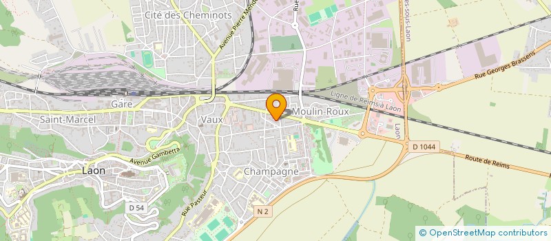 localisation de l'entreprise MDRIVE à LAON