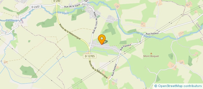 localisation de l'entreprise MDRS  RETY