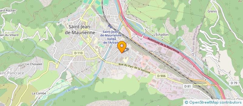 localisation de l'entreprise MDRT COIFFURE  SAINT-JEAN-DE-MAURIENNE