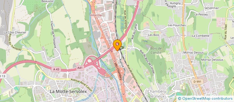 localisation de l'entreprise MDS  CHAMBERY