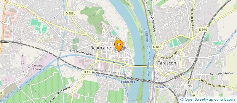 localisation de l'entreprise MDS à BEAUCAIRE