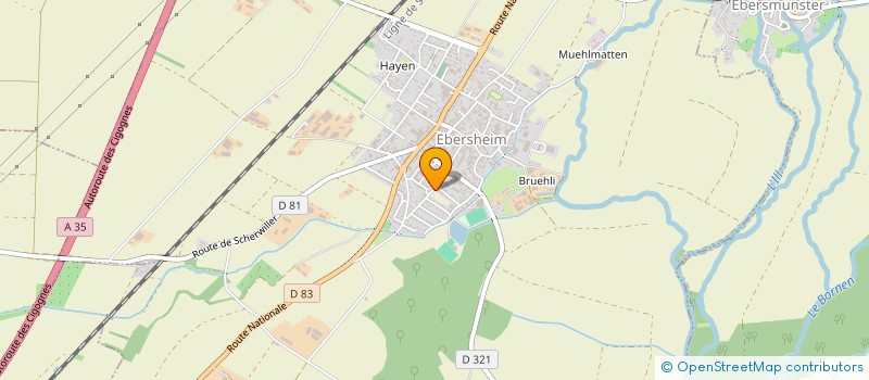 localisation de l'entreprise MDS à EBERSHEIM