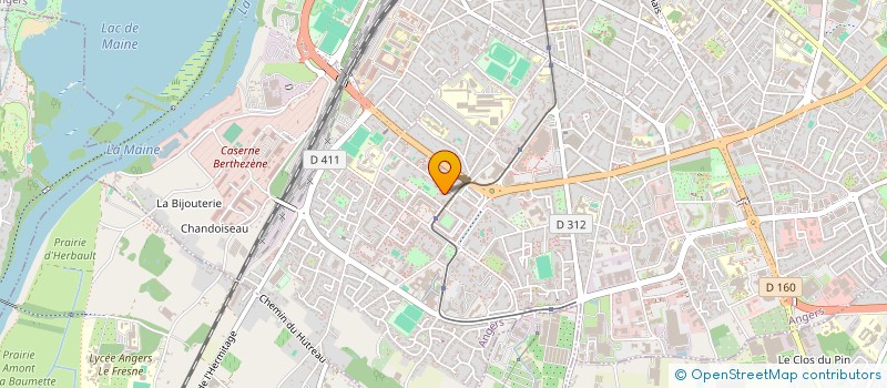localisation de l'entreprise MDS à ANGERS