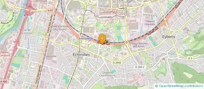 localisation de l'entreprise MDS  ECHIROLLES