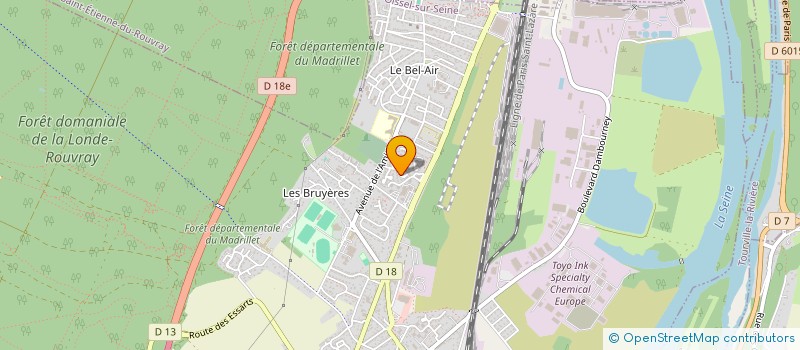 localisation de l'entreprise MDS à OISSEL