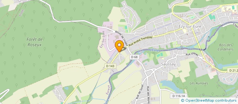 localisation de l'entreprise MDS  EZY-SUR-EURE