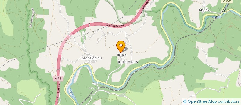 localisation de l'entreprise MDS  LA CANOURGUE