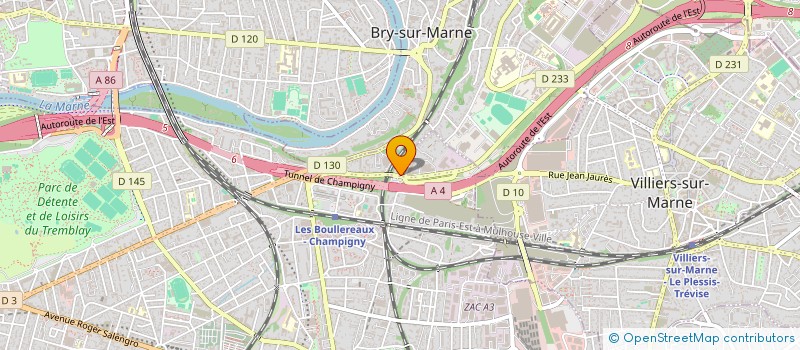 localisation de l'entreprise MDS à CHAMPIGNY-SUR-MARNE