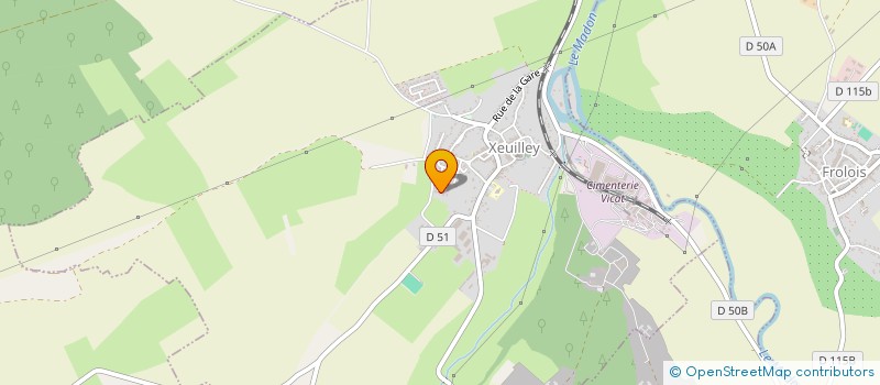 localisation de l'entreprise MDS AVENIR  XEUILLEY