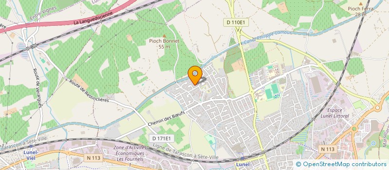 localisation de l'entreprise MDS BATI CONCEPT  LUNEL