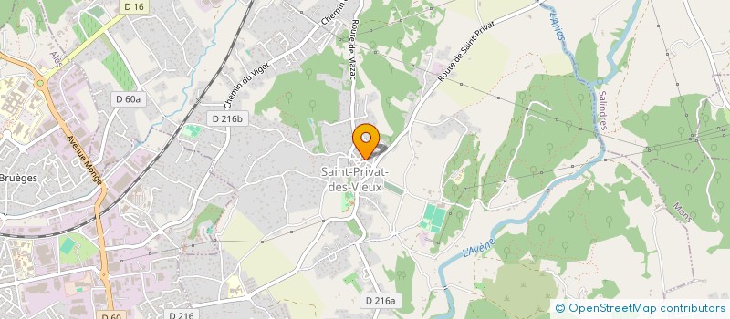 localisation de l'entreprise MDS CLEAN  SAINT-PRIVAT-DES-VIEUX