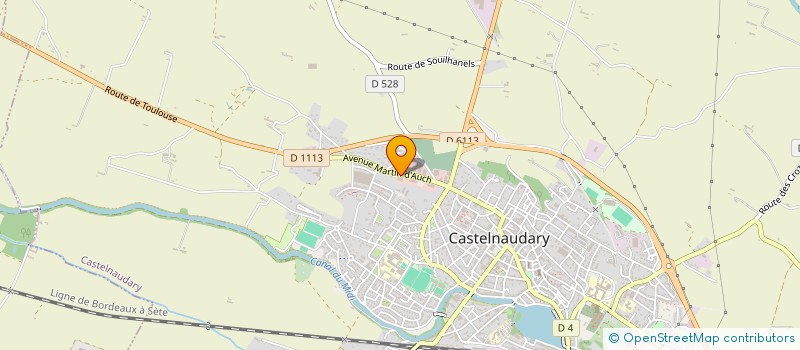 localisation de l'entreprise MDS CONTROLE TECHNIQUE à CASTELNAUDARY