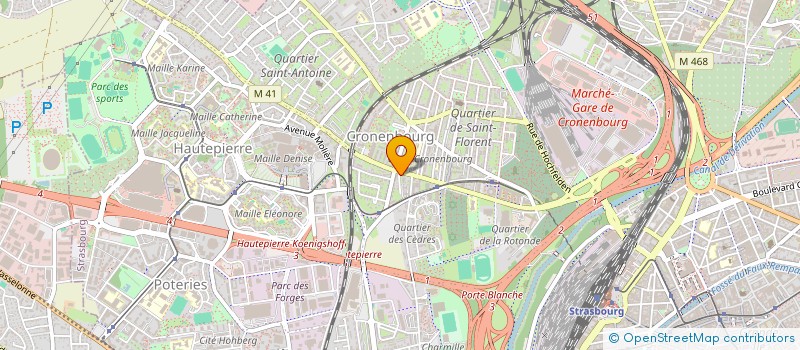 localisation de l'entreprise MDS DALLAGE à STRASBOURG