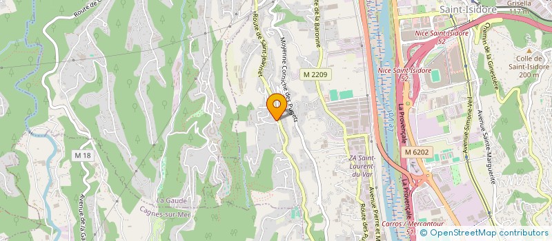 localisation de l'entreprise MDS EVENT à SAINT-LAURENT-DU-VAR