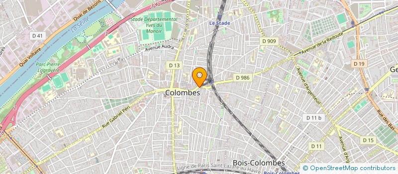 localisation de l'entreprise MDS HOLDING à COLOMBES