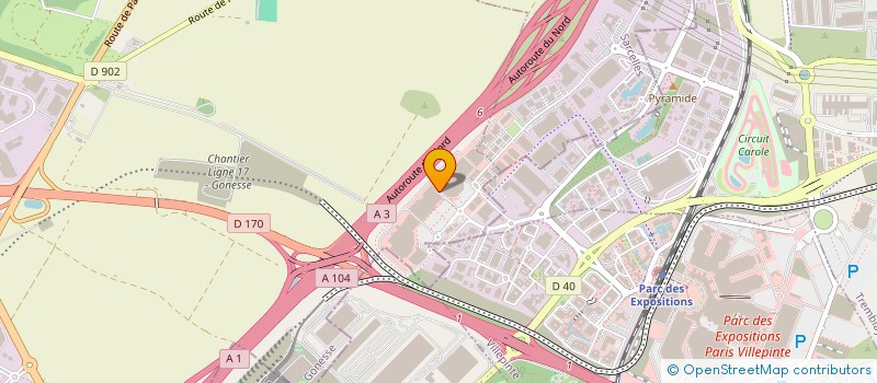 localisation de l'entreprise MDS HORIZON  GONESSE