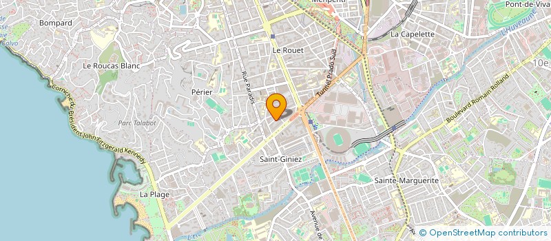 localisation de l'entreprise MDS ICOS 13  MARSEILLE