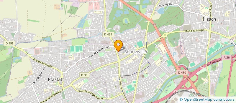 localisation de l'entreprise MDS IMMO INVEST  MULHOUSE