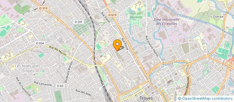 localisation de l'entreprise MDS ISOL à TROYES