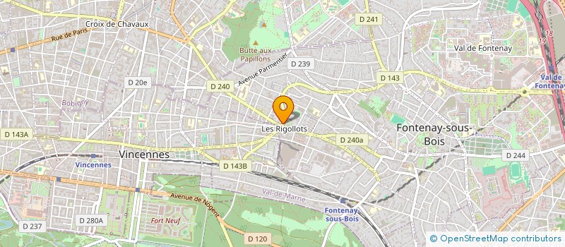 localisation de l'entreprise MDSB BUREAU MATIC à FONTENAY-SOUS-BOIS
