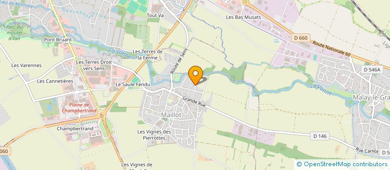 localisation de l'entreprise MDSC  MAILLOT