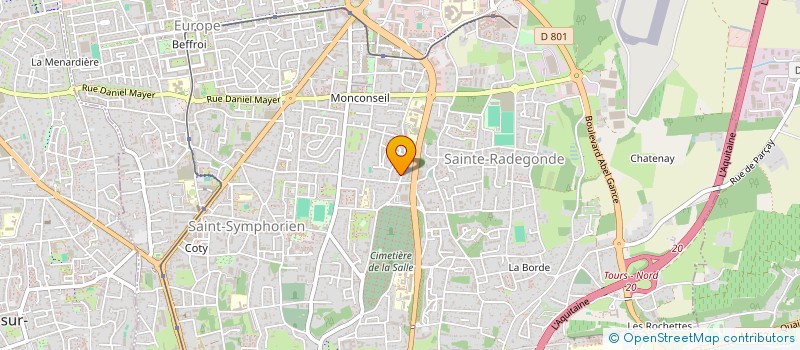 localisation de l'entreprise MDSCORTES  TOURS