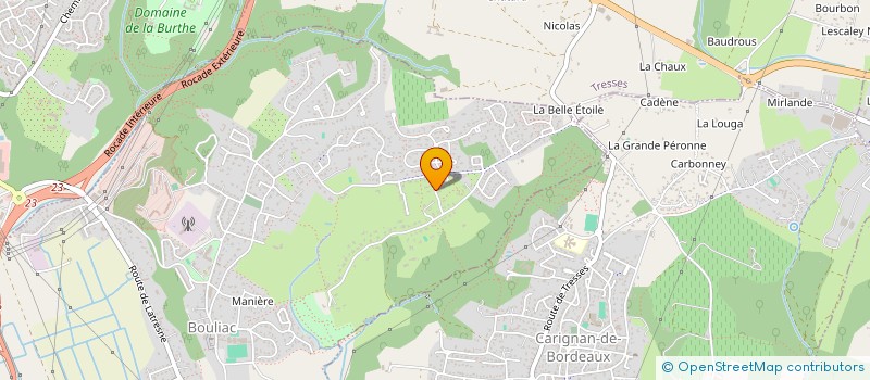 localisation de l'entreprise MDSF - LE BOUSCAT  BOULIAC