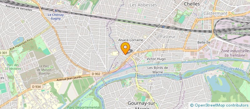 localisation de l'entreprise MDSG  CHELLES