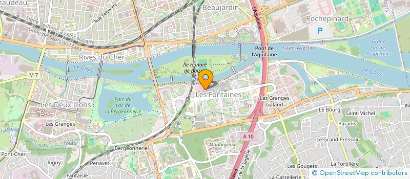 localisation de l'entreprise MDSH  TOURS