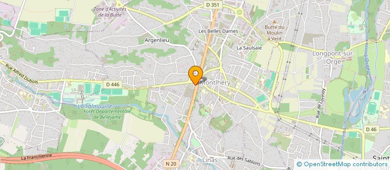 localisation de l'entreprise MDSIMMO  MONTLHERY