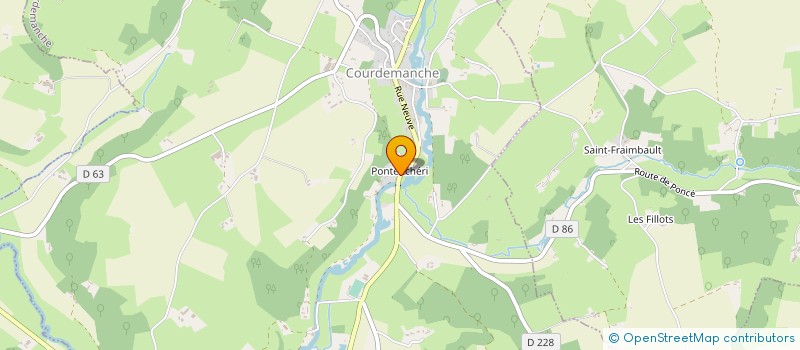 localisation de l'entreprise MDSM-MENUISERIE à COURDEMANCHE