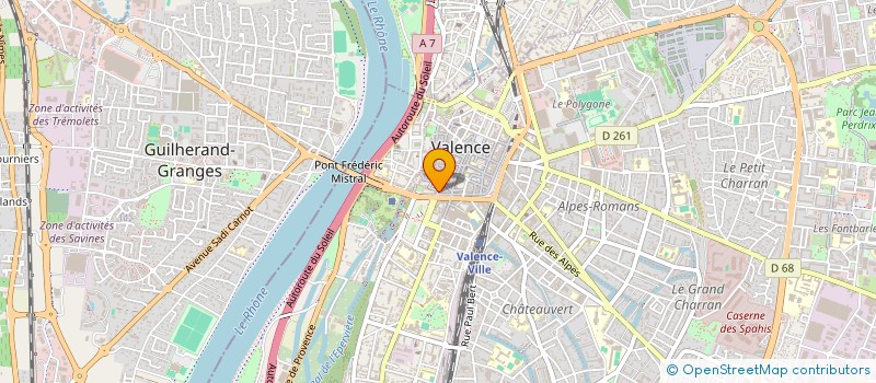 localisation de l'entreprise MDSR à VALENCE
