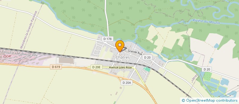 localisation de l'entreprise MDT10 à CHATRES