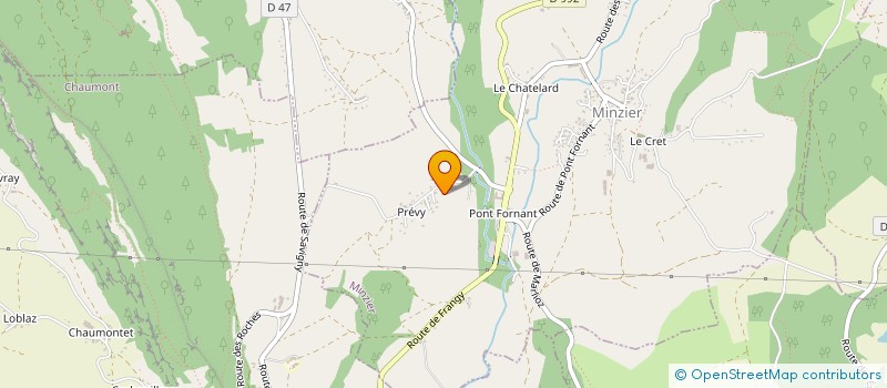 localisation de l'entreprise MDTP  MINZIER