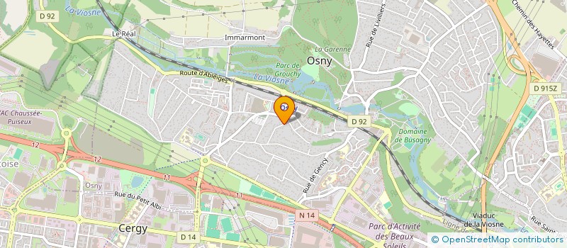 localisation de l'entreprise MDU à OSNY