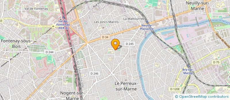 localisation de l'entreprise MDV  LE PERREUX-SUR-MARNE