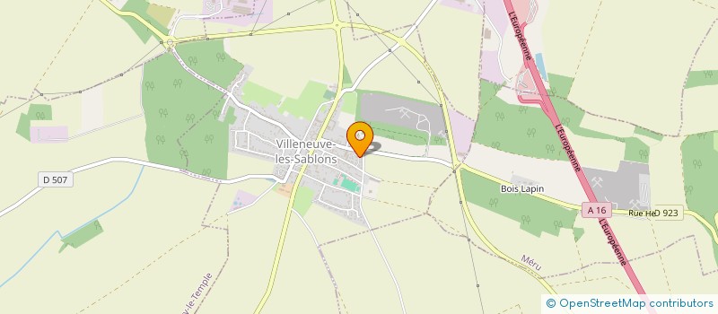 localisation de l'entreprise MDV IMMO  VILLENEUVE-LES-SABLONS