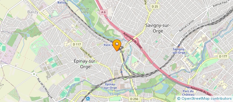 localisation de l'entreprise MDX IMMO  EPINAY-SUR-ORGE