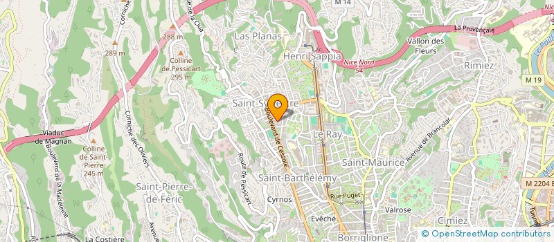 localisation de l'entreprise MDY  NICE