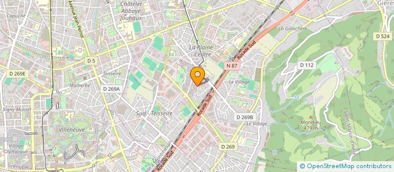 localisation de l'entreprise MDZ  SAINT-MARTIN-D'HERES