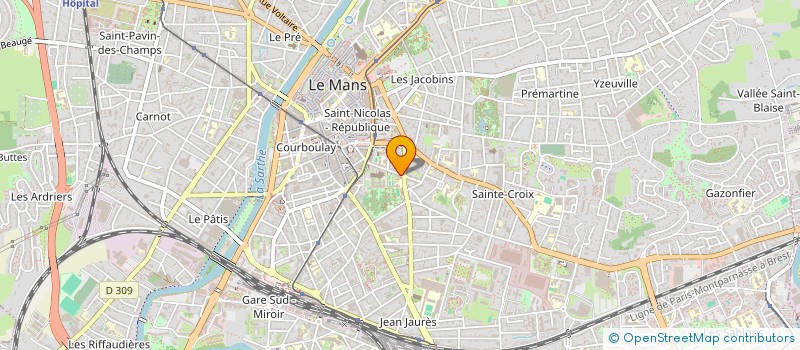 localisation de l'entreprise ME ANGERS  LE MANS