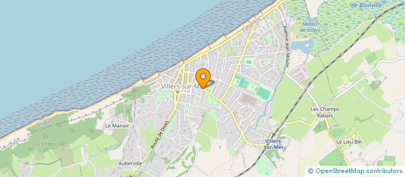 localisation de l'entreprise ME CAROLINE VINCENT ET ME CYRIELLE ROUGEREAU - NOTAIRES ASSOCIES  VILLERS-SUR-MER