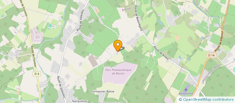 localisation de l'entreprise ME COMMUNICATION  BOULOC