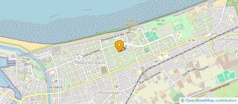 localisation de l'entreprise ME DELATTRE à DUNKERQUE