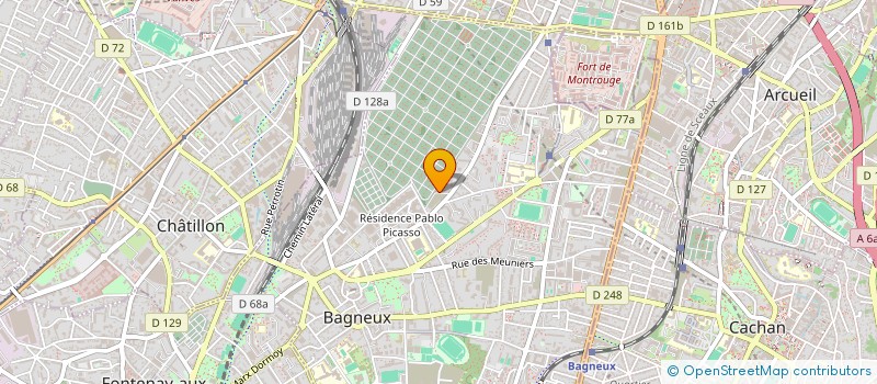 localisation de l'entreprise ME DRIVE à BAGNEUX