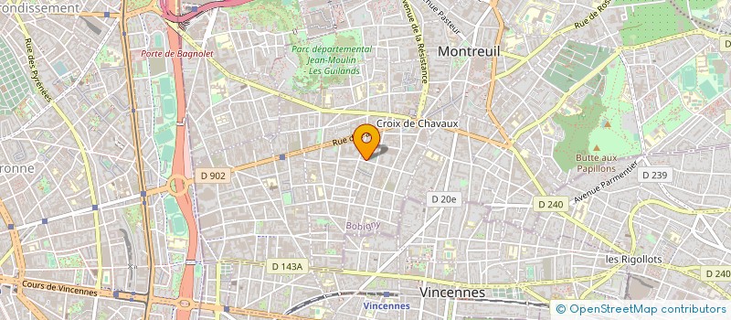 localisation de l'entreprise ME DUPONT à MONTREUIL