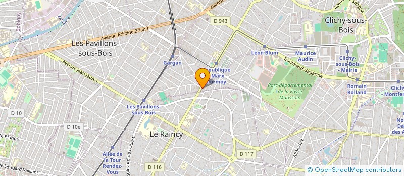 localisation de l'entreprise ME-ETANCHEITE à CLICHY-SOUS-BOIS