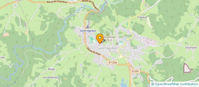 localisation de l'entreprise ME'K AUTO  SAINT-AGREVE