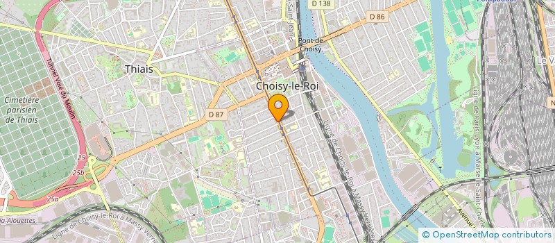 localisation de l'entreprise ME KITH  CHOISY-LE-ROI